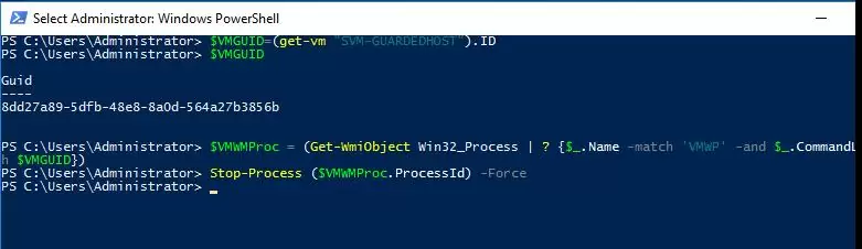 Killing Hung VM on Hyper-V using Powershell