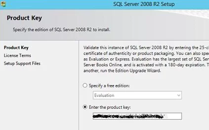 sql server volume license get product keys